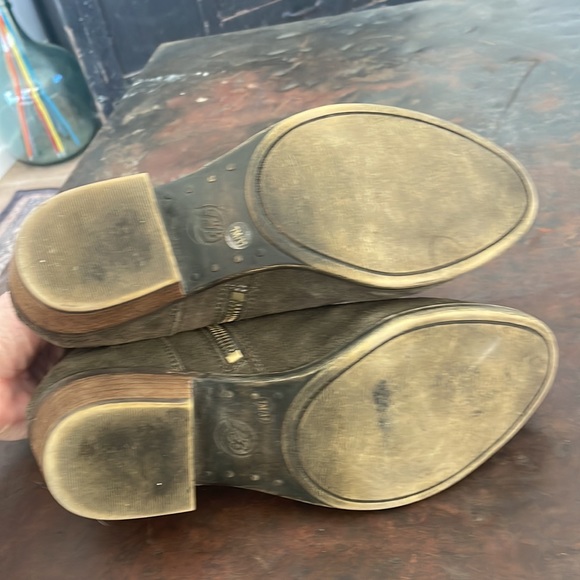 Never Worn Lucky Brand Booties Green Size 7 - Picture 5 of 5